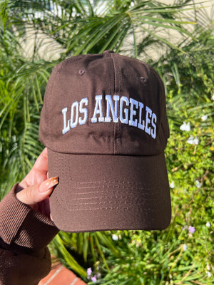 Los Angeles - hat (dark brown)