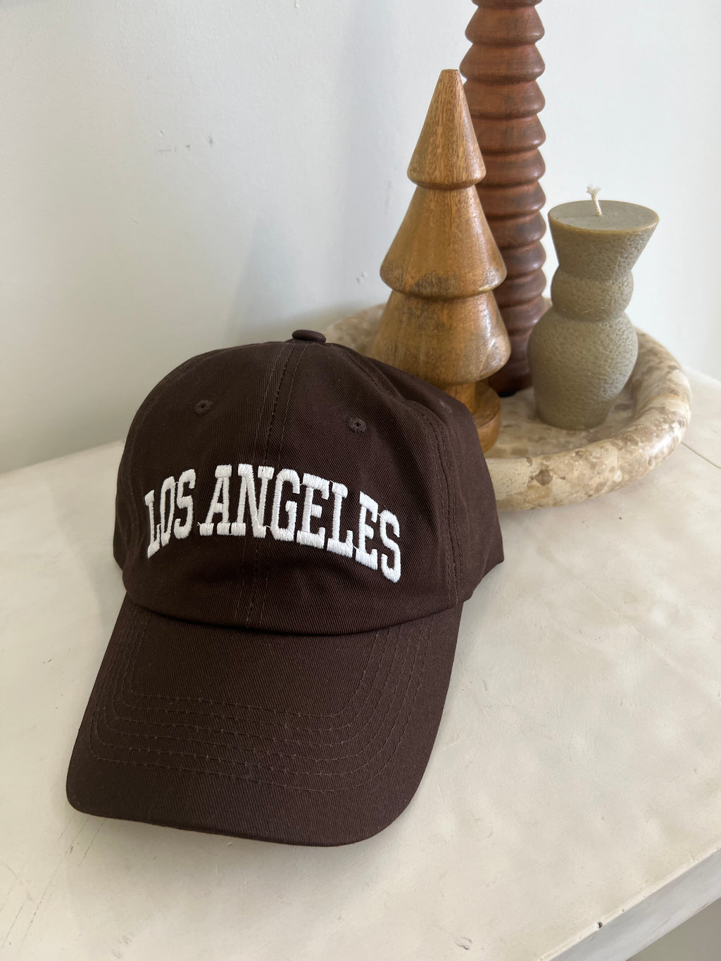 Los Angeles - hat (dark brown)
