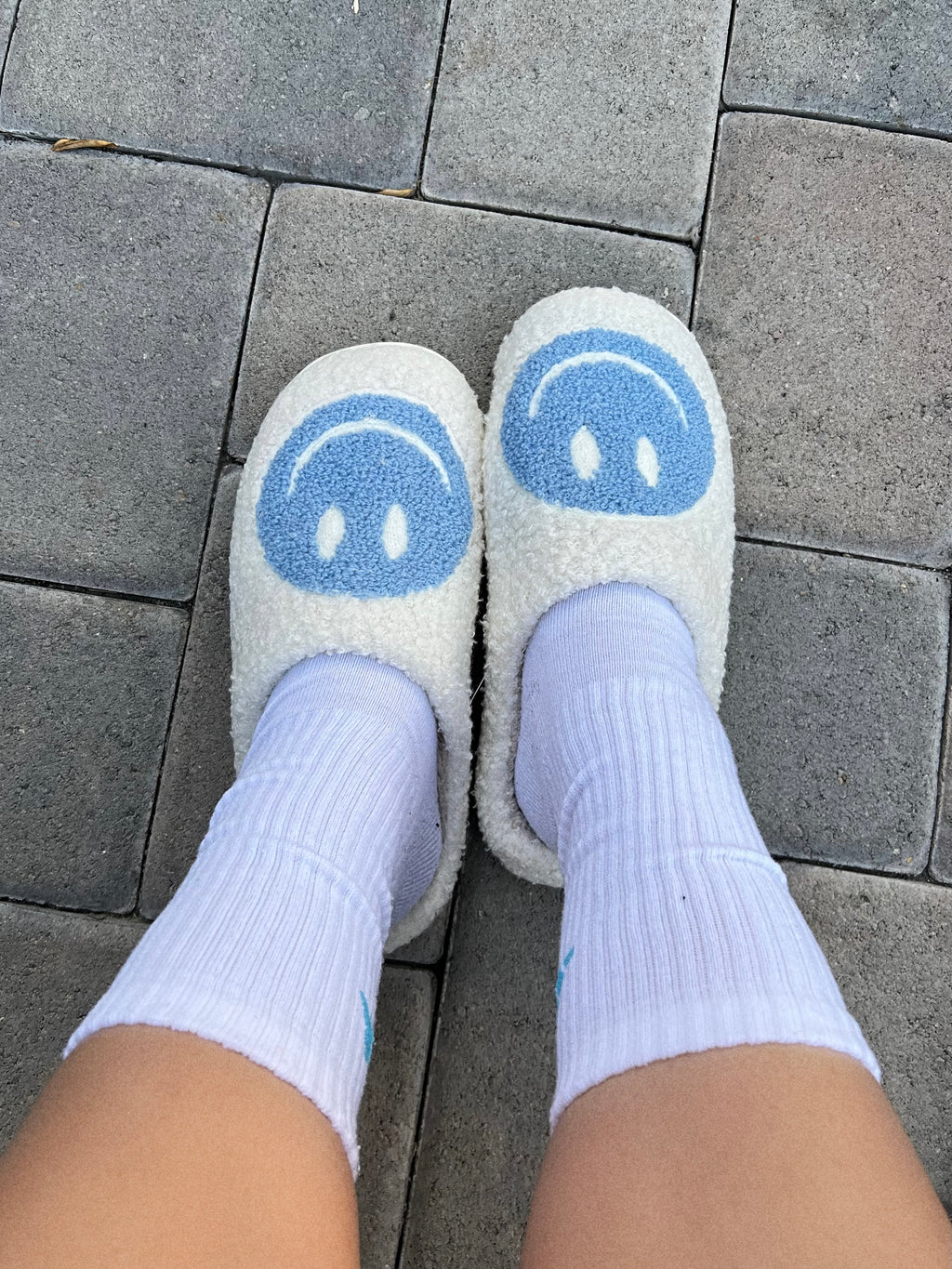 Good Morning - slippers (blue)